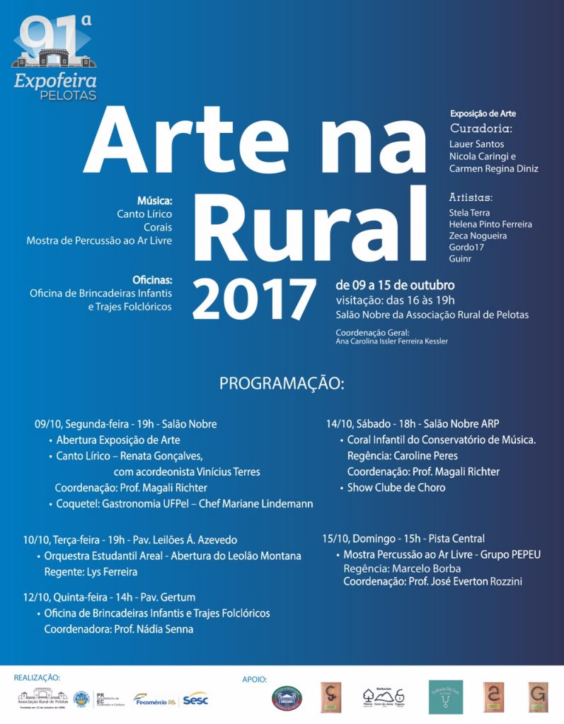 Pró Reitoria de Extensão e Cultura Arte na Rural 91ª Expofeira Pelotas