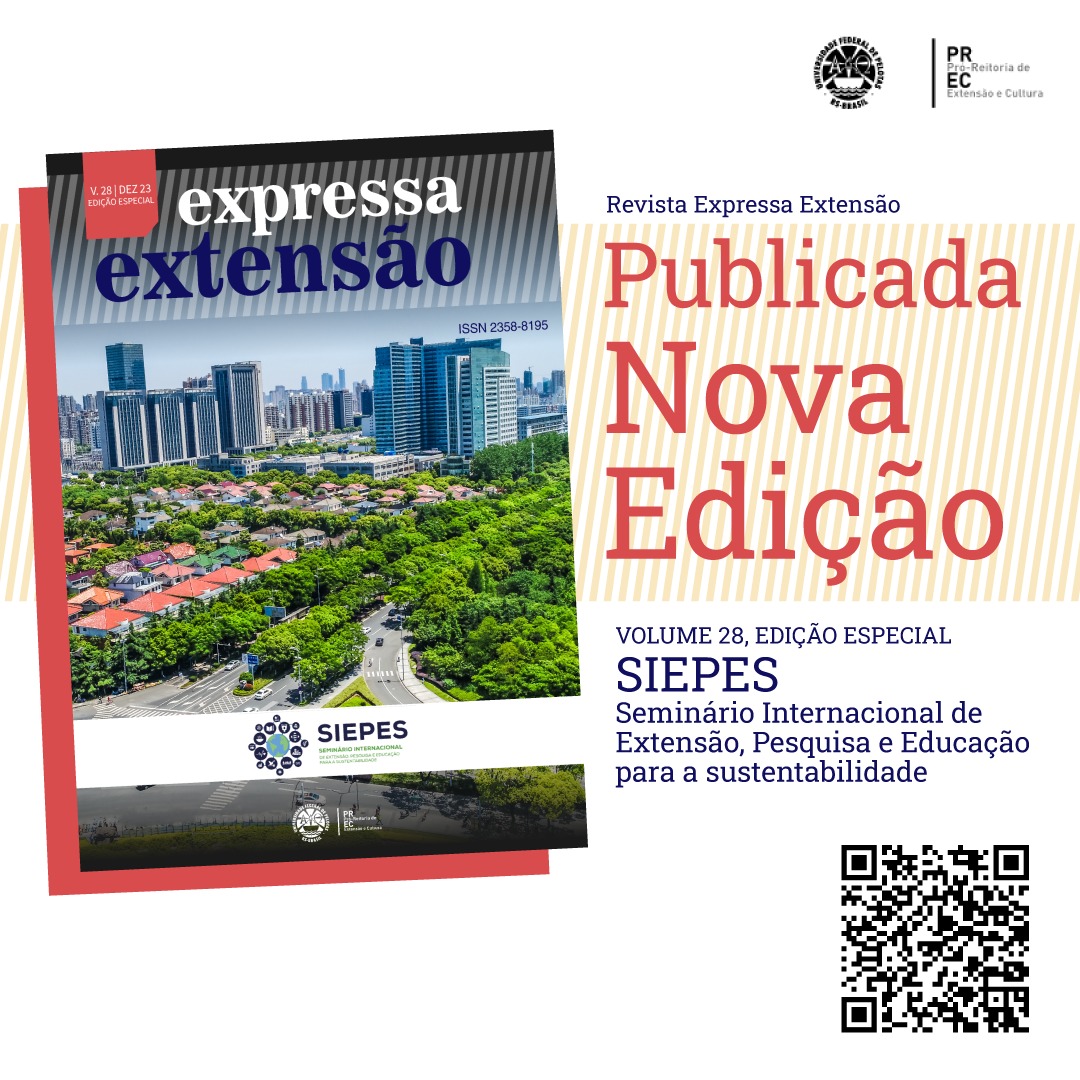 Pró Reitoria de Extensão e Cultura Publicada edição especial da