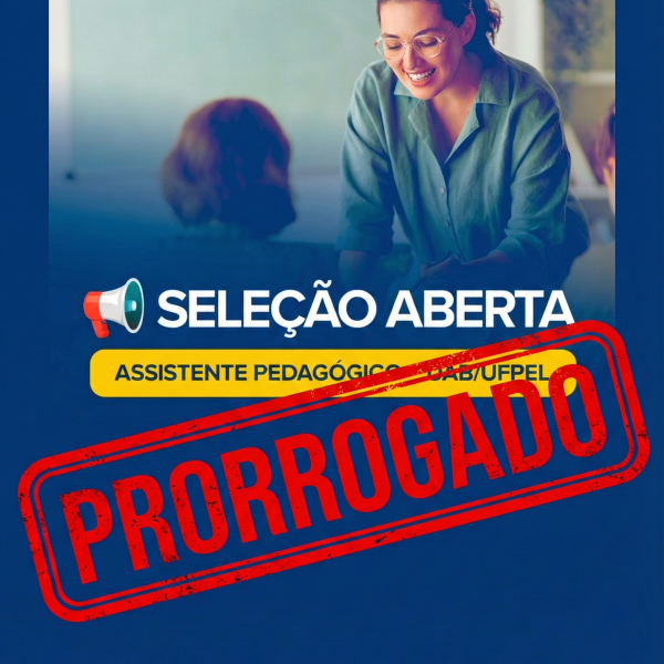 Inscrições Prorrogadas – Edital UAB/UFPel – 05/2025