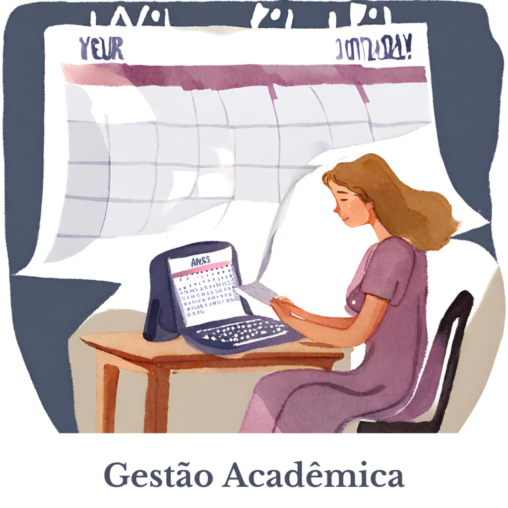 Gestão Acadêmica. Clique para acessar.