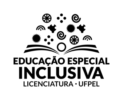 Marca em preto do Curso de Educação Especial Inclusiva da UFPel