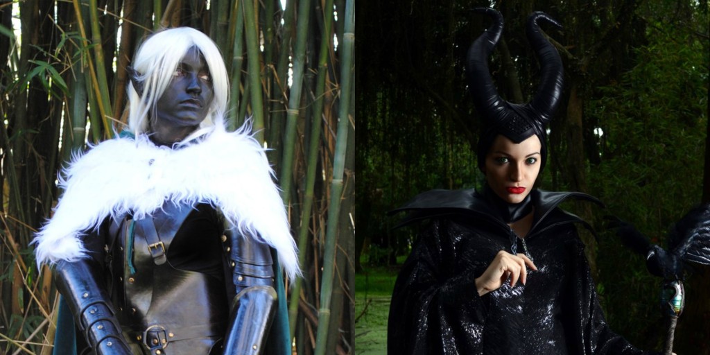 Os cosplays favoritos da Otavia: Drizzt do’Urden e a Malévola   fonte: http://s-lancaster.deviantart.com/gallery/