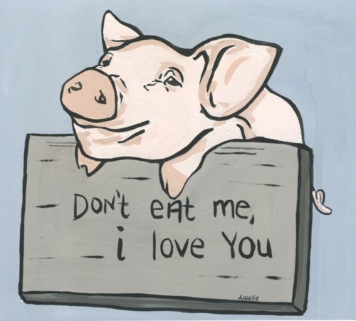"Não me coma, eu te amo". Imagem: Google Imagens