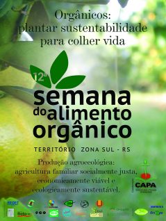 Cartaz oficial da 12ª Semana do Alimento Orgânico. (Foto: Divulgação)