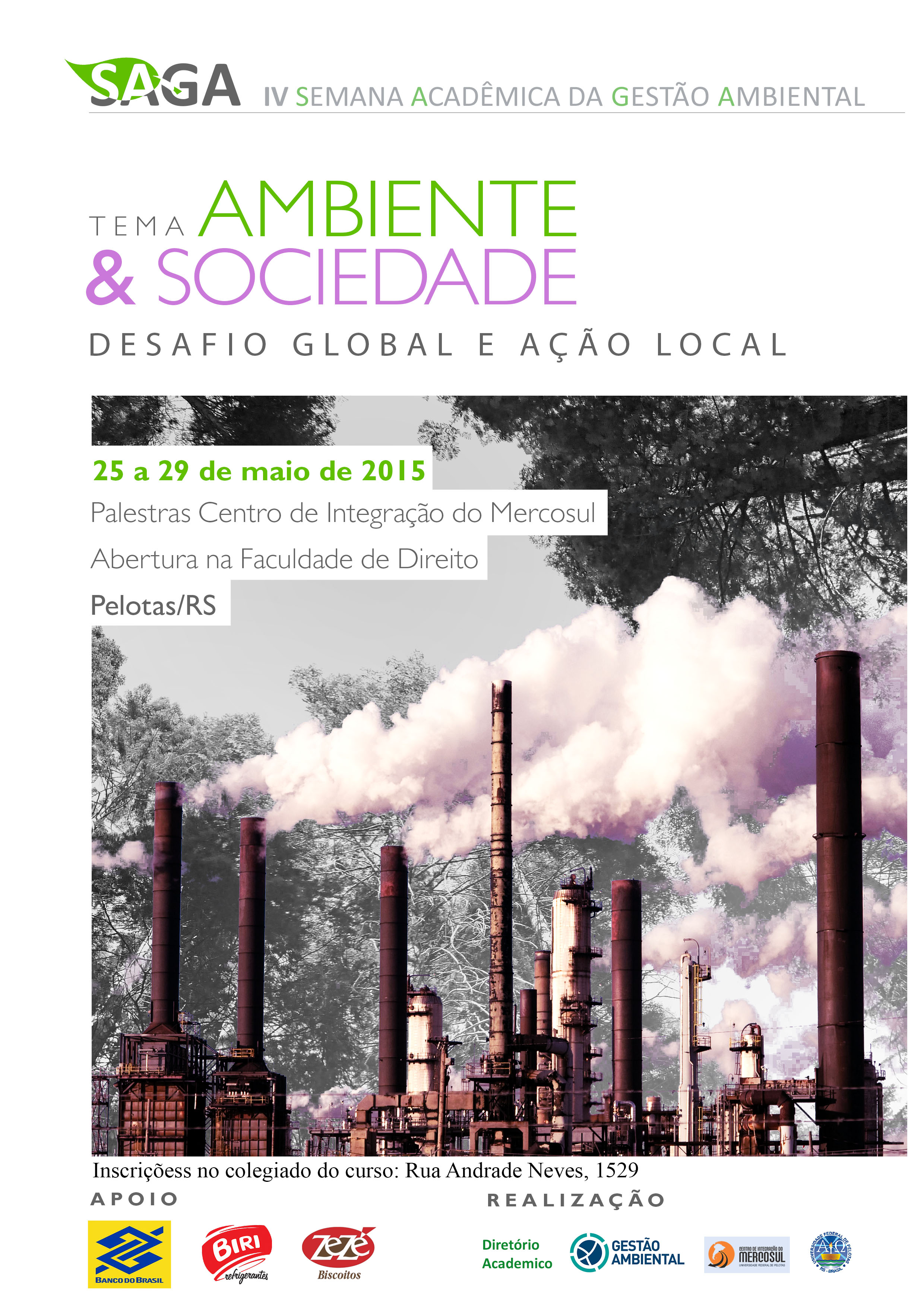 Diretório Acadêmico de Gestão Ambiental - Bacharelado / CIM - UFPel