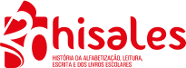 Logo do Hisales na cor vermelho vivo em comemoração aos seus 20 anos