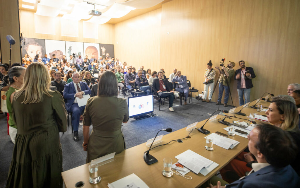 Autoridades reunidas no seminário técnico da Ação Brasília para debater estratégias de preservação do patrimônio cultural.