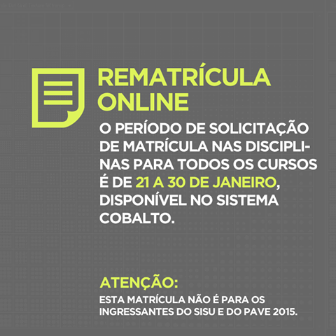 Rematrícula Online