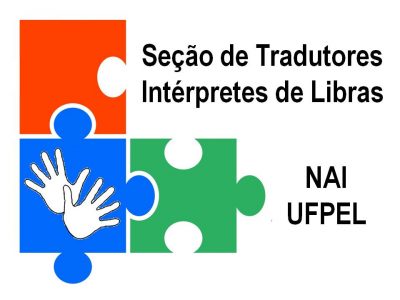Logo da Seção de Tradutores e Intérpretes de Libras