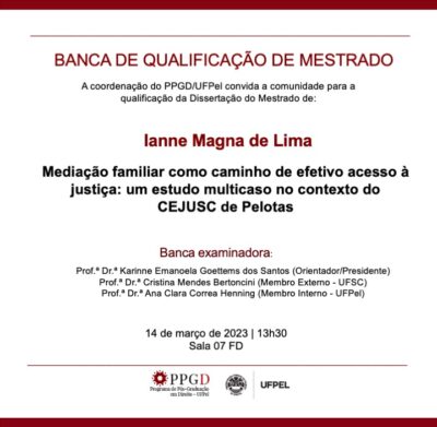 BANCA DE QUALIFICAÇÃO: Marcel Gustavo Corrêa – Programa de Pós-Graduação em  Direito – Mestrado em Direito