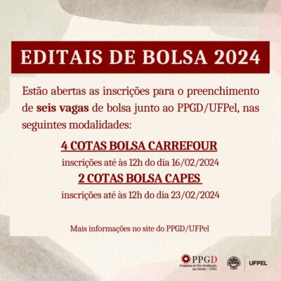 Editais de Bolsas – Programa de Pós-Graduação em Direito – Mestrado em ...