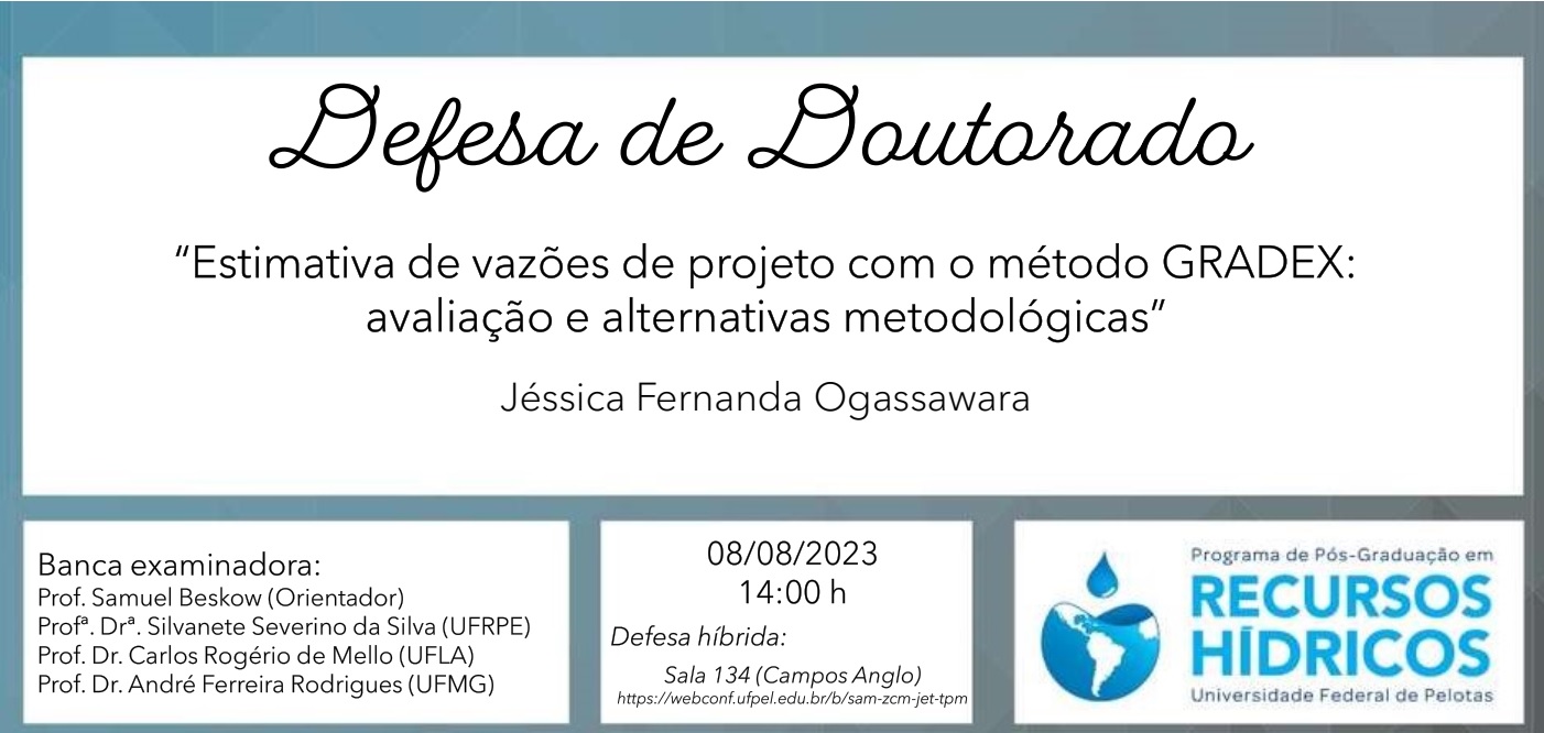 Defesa de doutorado – Jéssica Fernanda Ogassawara