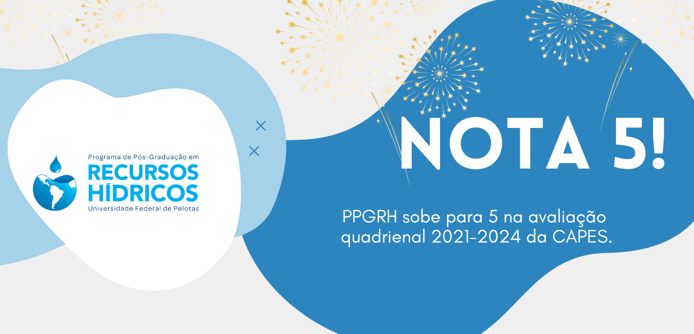 PPGRH/UFPel agora é nota 5! ⭐⭐⭐⭐⭐