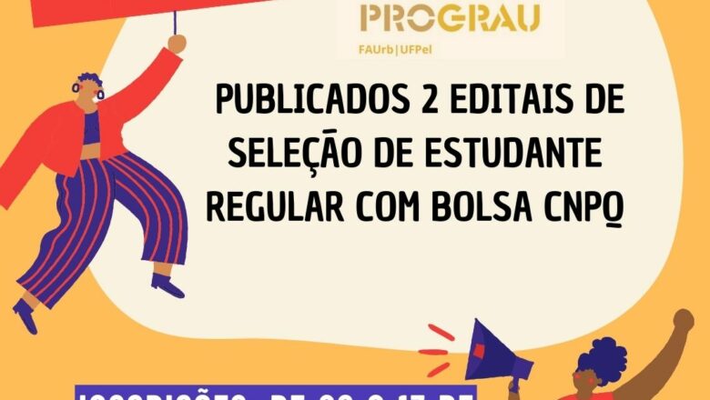 Editais de Seleção de Estudante Regular com Bolsa CNPQ