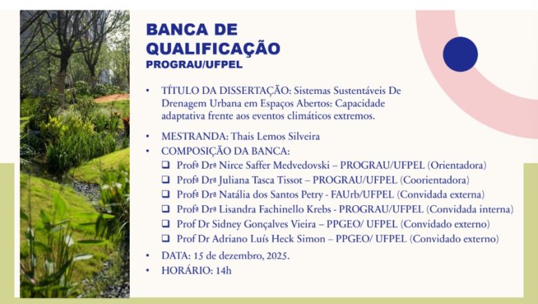 Banca de Qualificação – Thaís Lemos Silveira