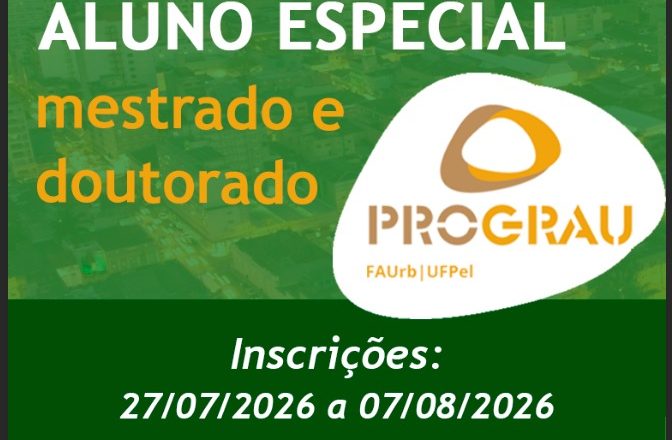 Seleção de aluno especial 2/2026